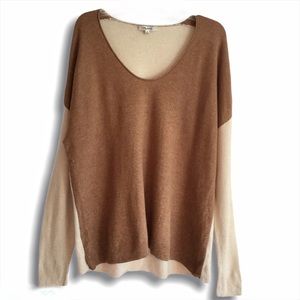 Madewell Kimball Wool Blend Color Block Sweater